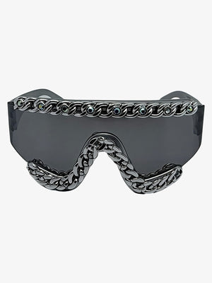 Chain-Embellished Sunglasses 
