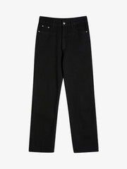 Thesupermade Burning Text Embroidered Letters Jeans -1478 