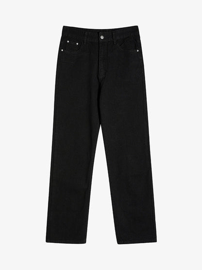 Thesupermade Burning Text Embroidered Letters Jeans -1478 