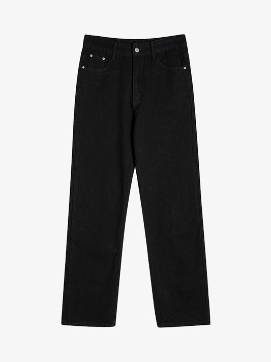 Thesupermade Burning Text Embroidered Letters Jeans -1478 