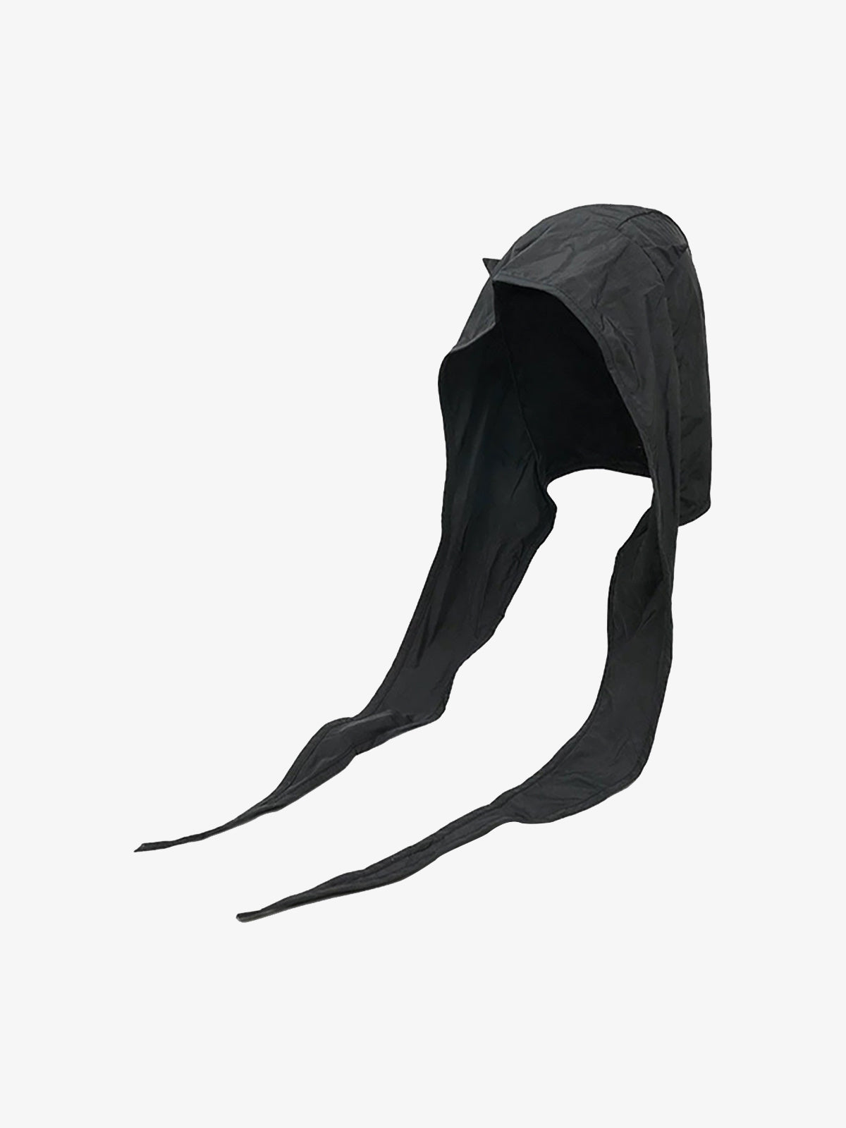Black Wind Devil Horn Pullover Hat 