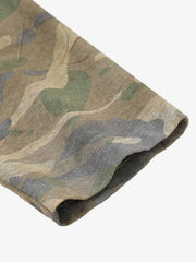 Distressed Camouflage Faux Two-Piece Graphic T-Shirt - 2420 