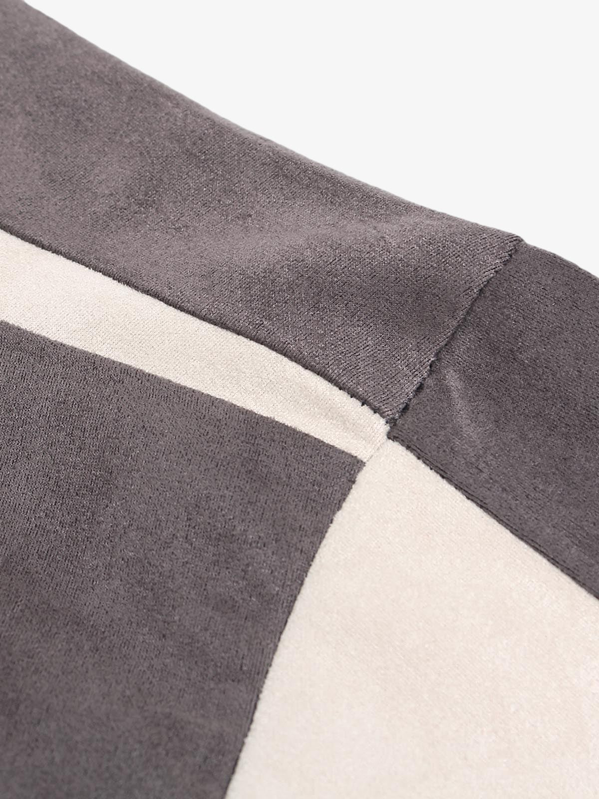 Jersey Deconstructed Contrast Color Stitching Print T-shirt - 2407 