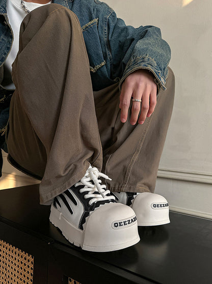 Street Contrast Color Casual Sneakers 