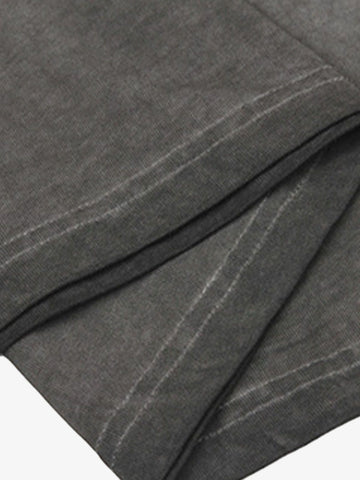 Portrait Print Crew Neck T-Shirt - 2377 