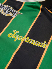 Original Retro Striped Spliced Sports Jersey T-Shirt - 2422 