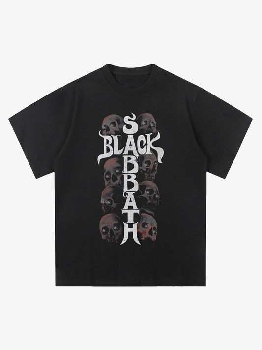 Street Skull Graphic T-Shirt 