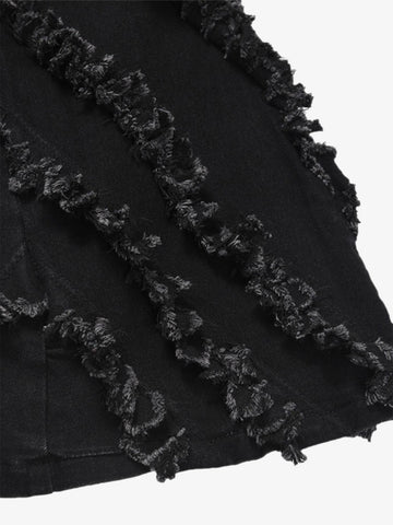 Thesupermade Vintage Rough Edge Flared Jeans - 1721 