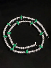 Thesupermade Hip Hop Collarbone Chain Necklace - 2221 