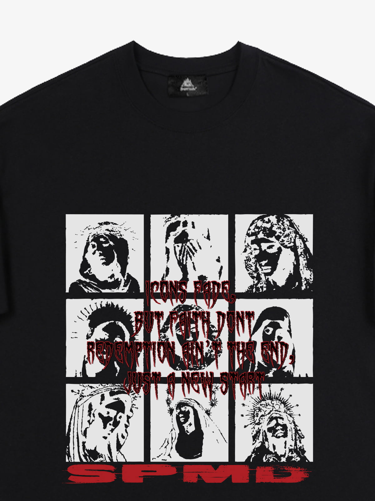 Original Saint Slogan Graphic T-Shirt 