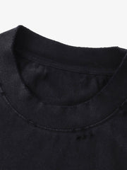 Distressed Digital Print T-shirt 