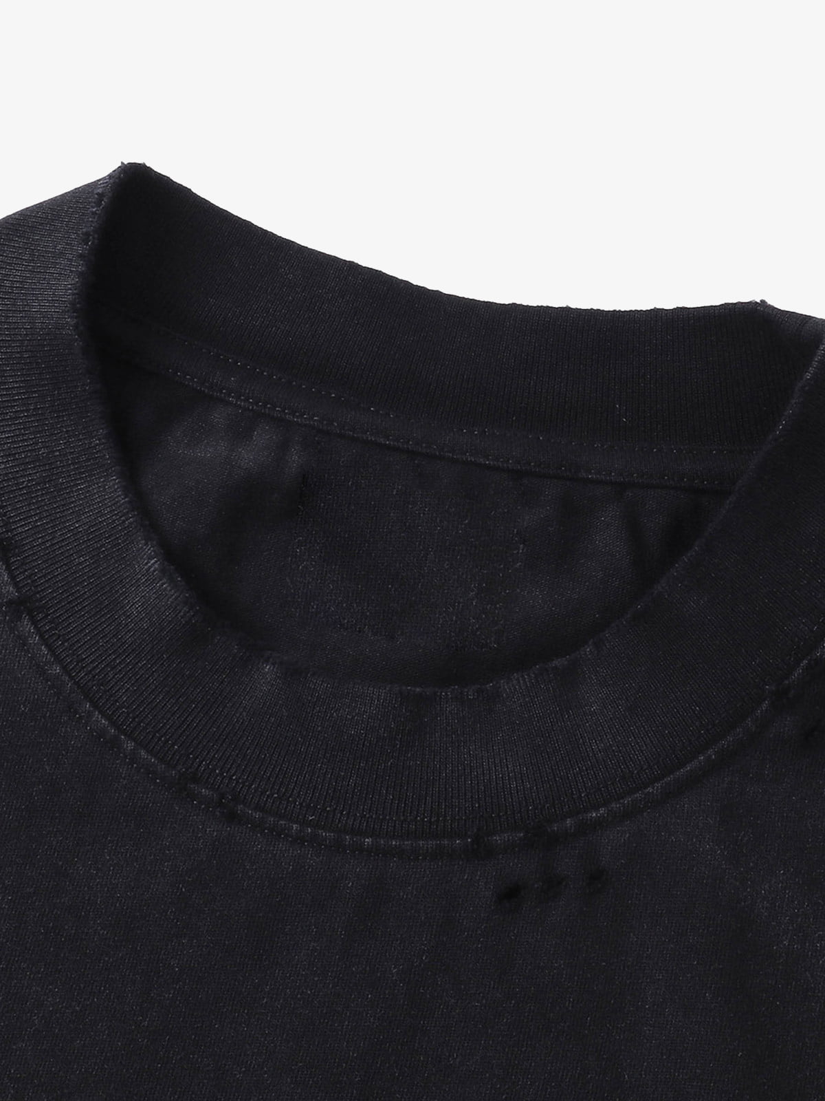 Distressed Digital Print T-shirt 