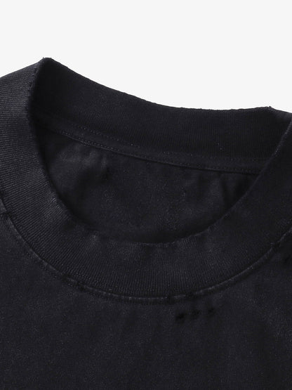 Distressed Digital Print T-shirt 