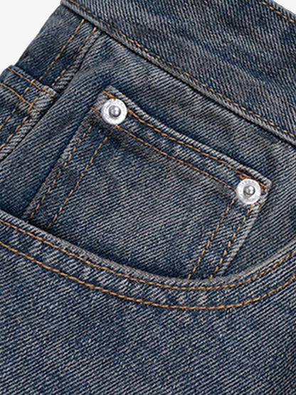 Wasteland Style Ink Splash Baggy Jeans 