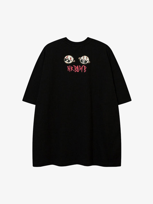 Thesupermade Anime Character Printed T-shirt - 1702 