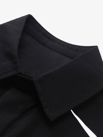 Racing Style Oversized Short Sleeve Shirt 