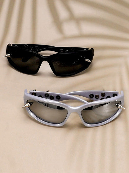 Edgy Punk Spike Sunglasses 