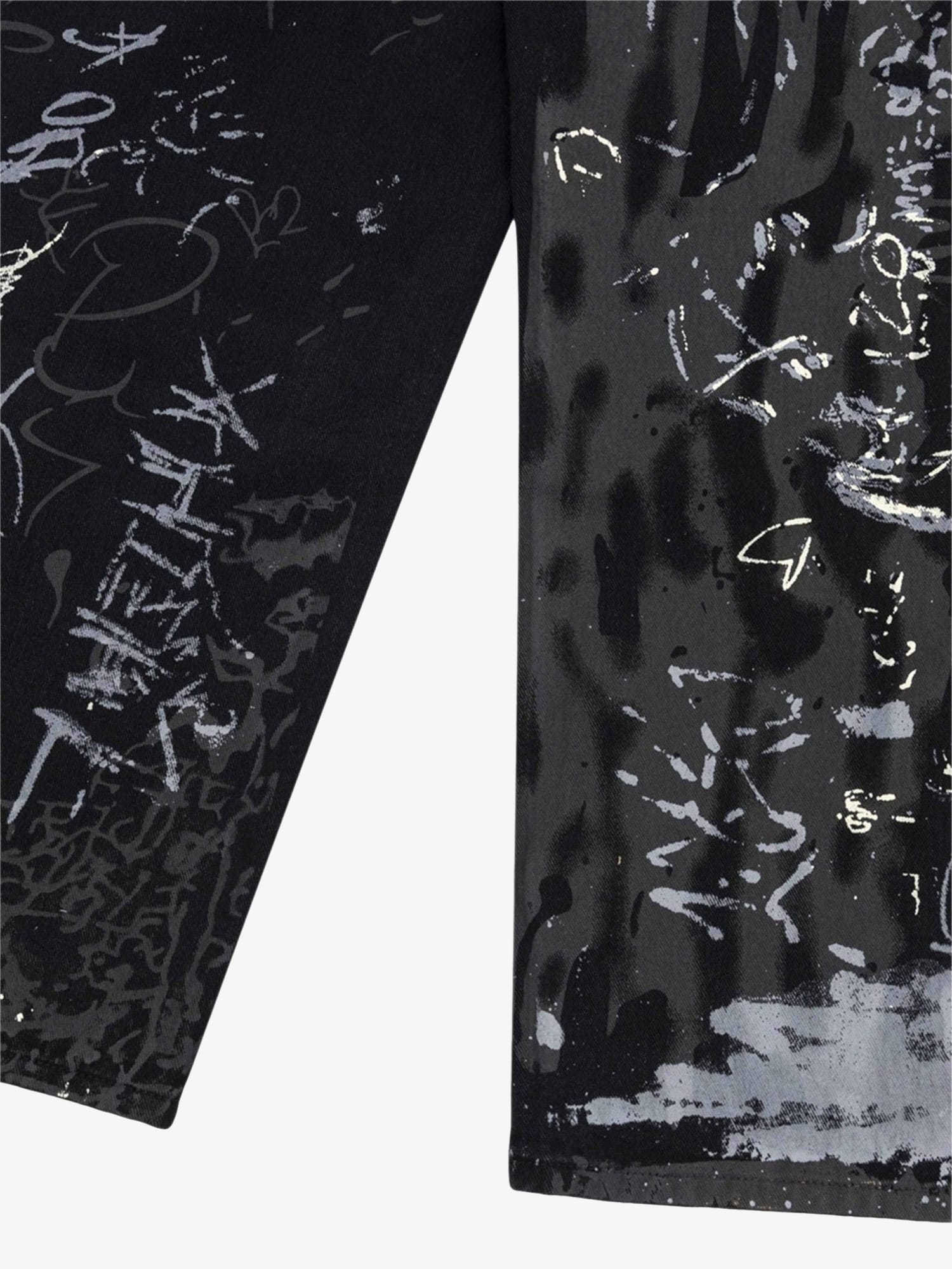 Thesupermade American Graffiti Letter Print Jeans - 1914 
