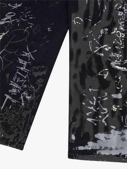 Thesupermade American Graffiti Letter Print Jeans - 1914 