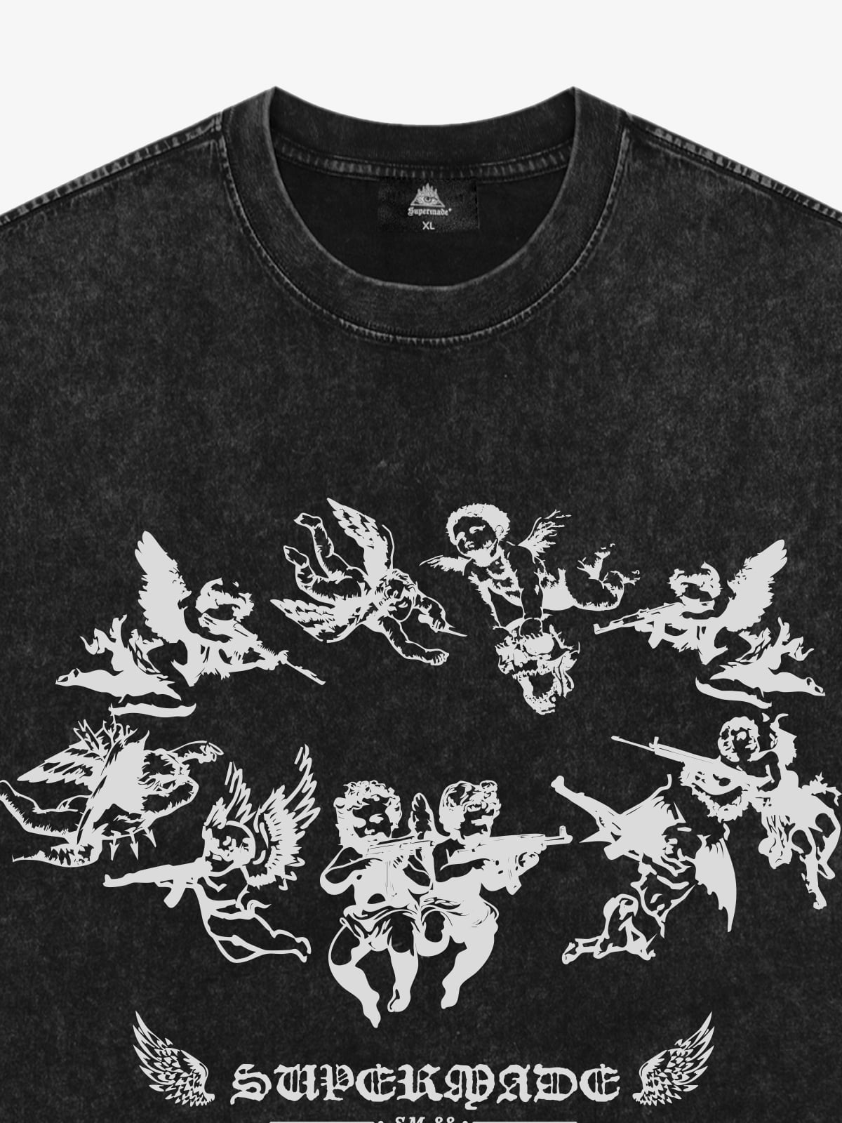 Original Vintage Angel Graphic Print T-Shirt 