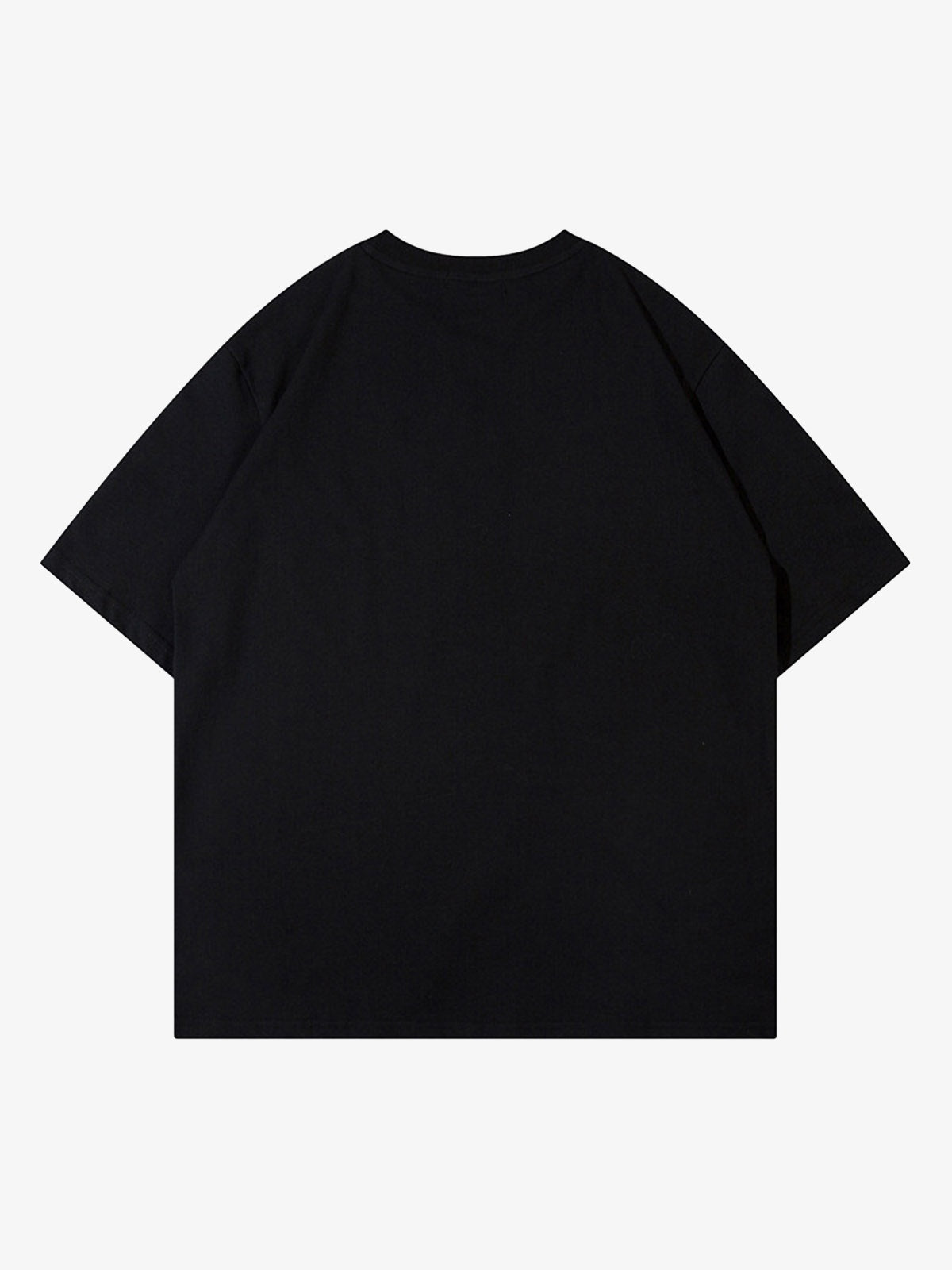 Thesupermade High Street Motorcycle Print Asymmetric T-shirt 