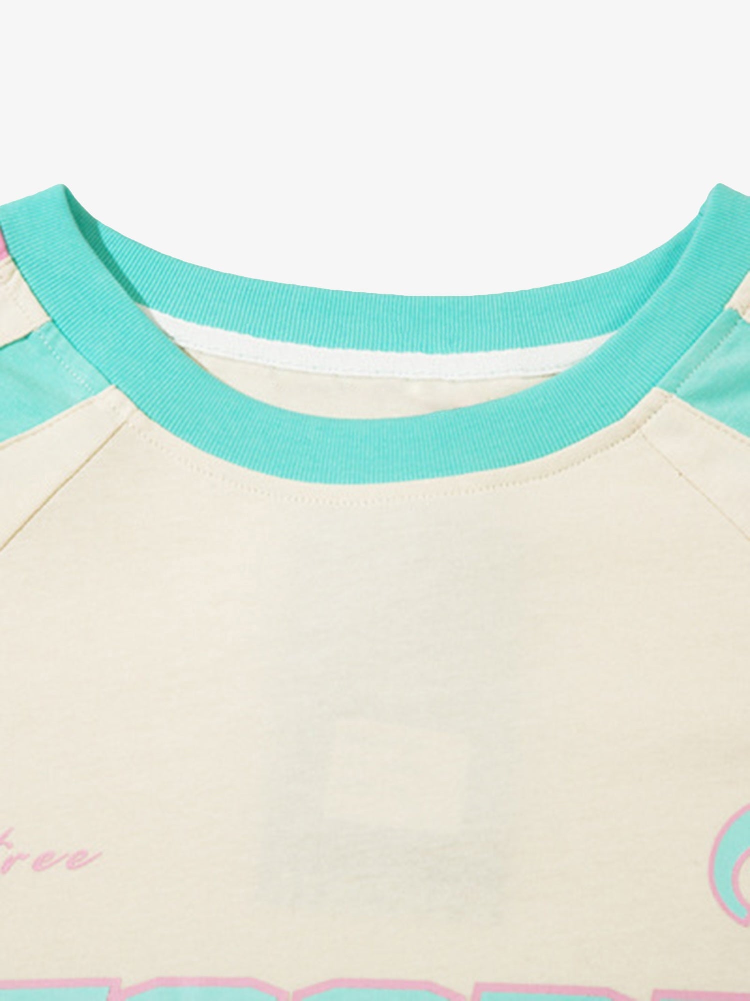 Sports Style Color-Blocked Splicing T-shirt 