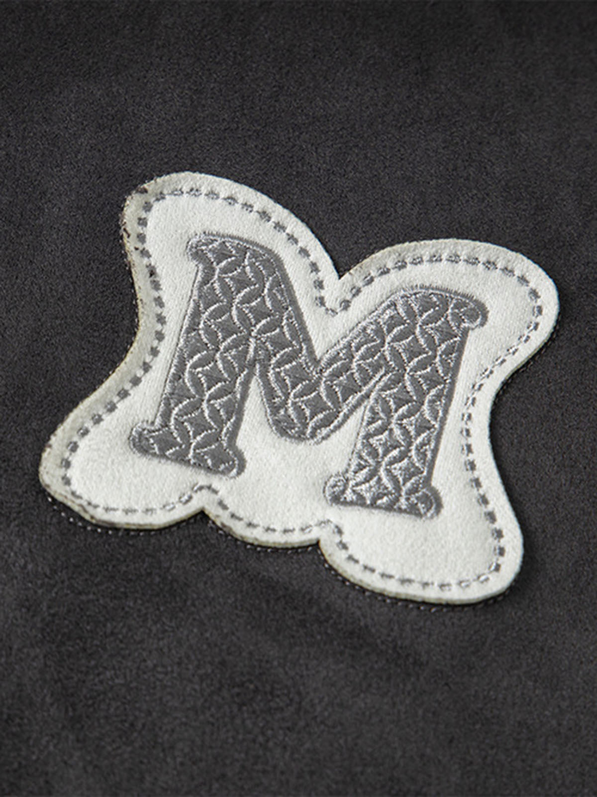 Embroidered Neckline Oversized T-Shirt 