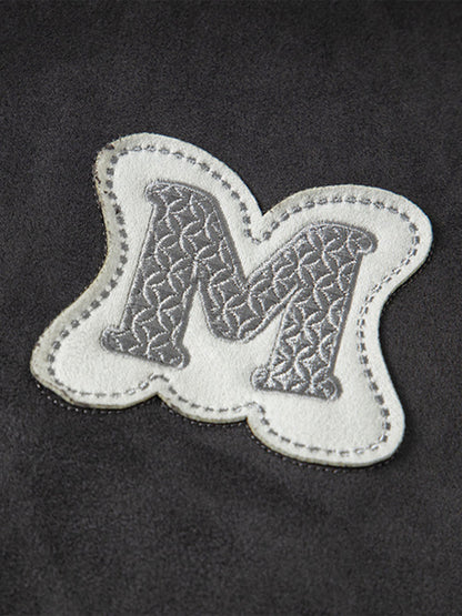 Embroidered Neckline Oversized T-Shirt 