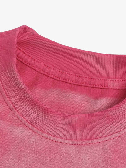 Retro Gradient Graphic T-Shirt 