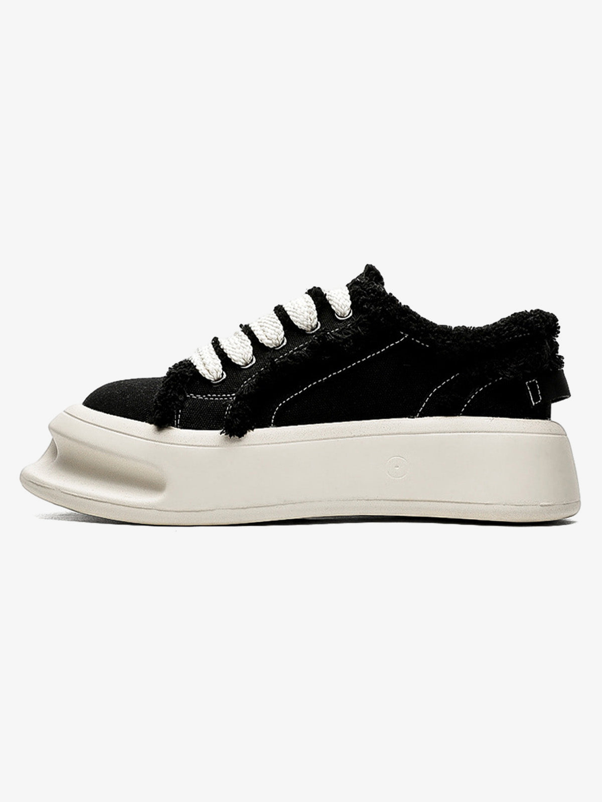 Fuzzy Trim Chunk Shoes - 2379 