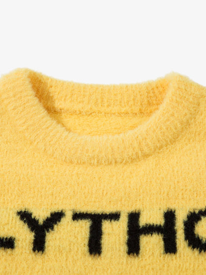 Thesupermade Letter Graphic Sweater 