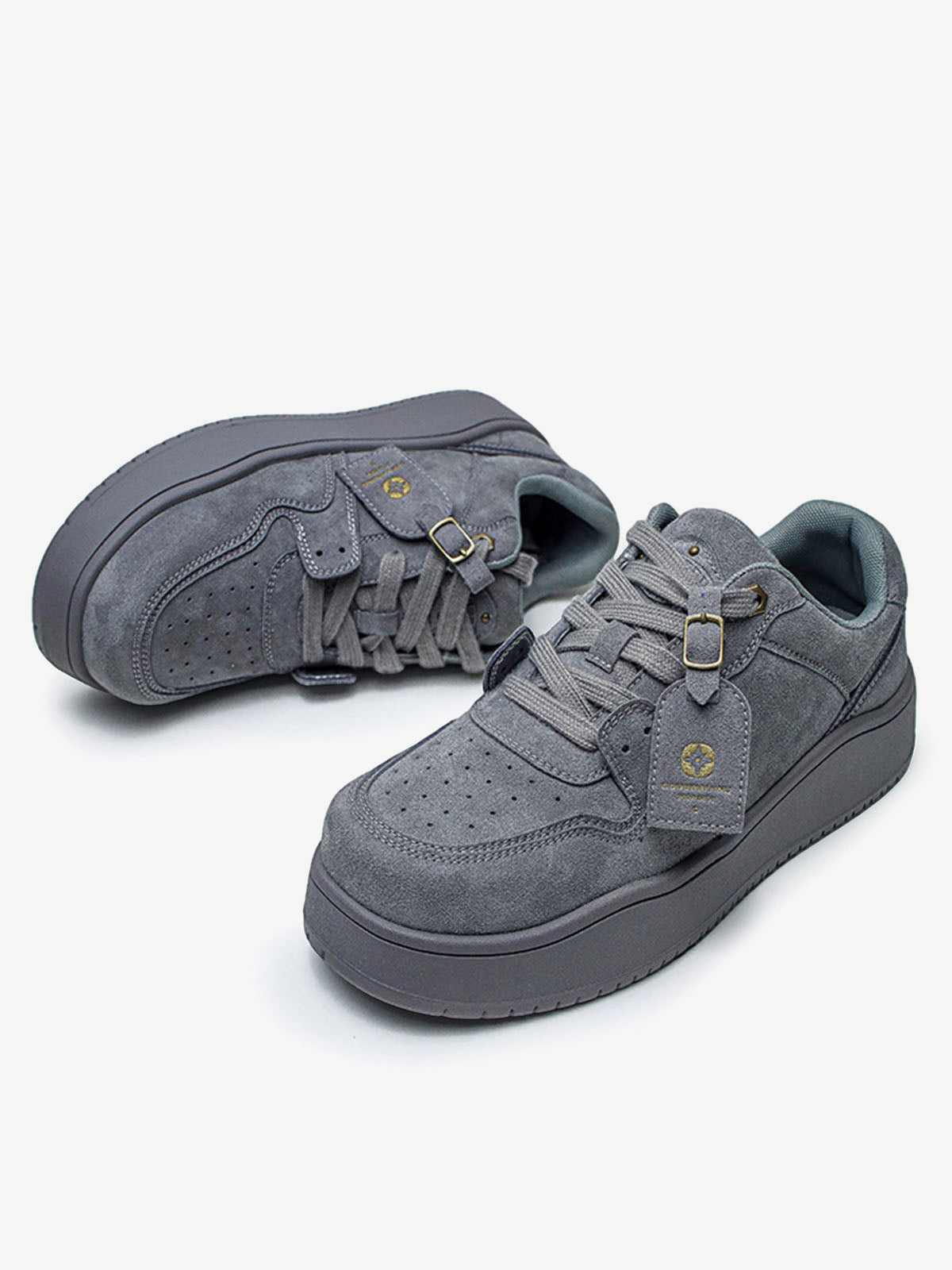 Suede Low-Top Skate Shoes - 2383 