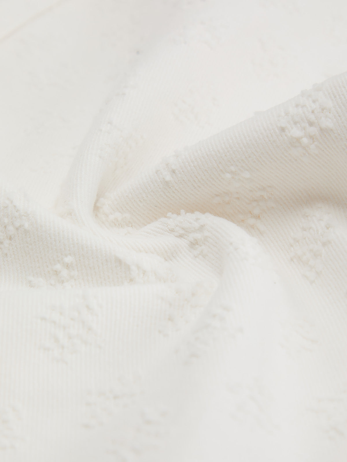 Textured Structured Barrel Jeans 