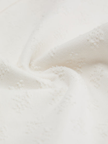 Textured Structured Barrel Jeans 