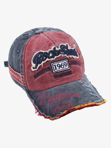Thesupermade Retro Letter Denim Cap - 2136 