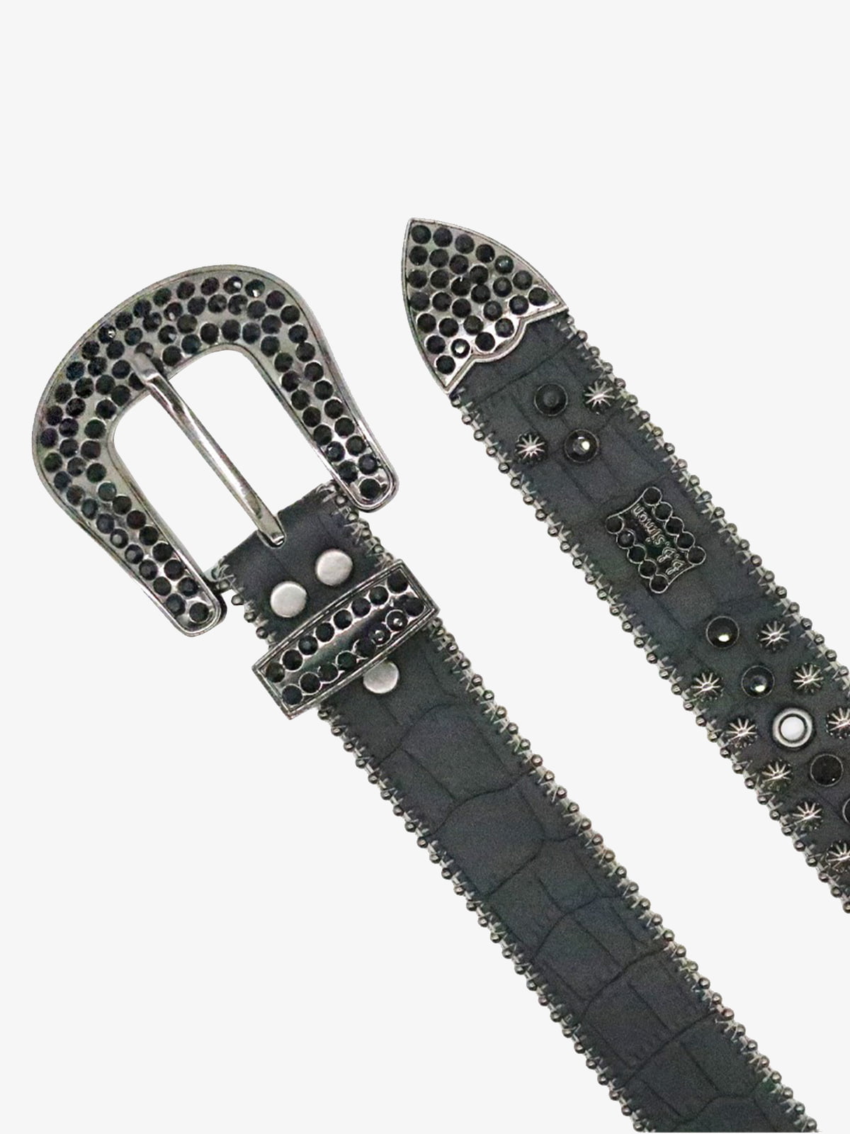 Street Rhinestone Studded Belt 