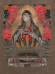 Original Vintage Virgin Mary Graphic T-Shirt 