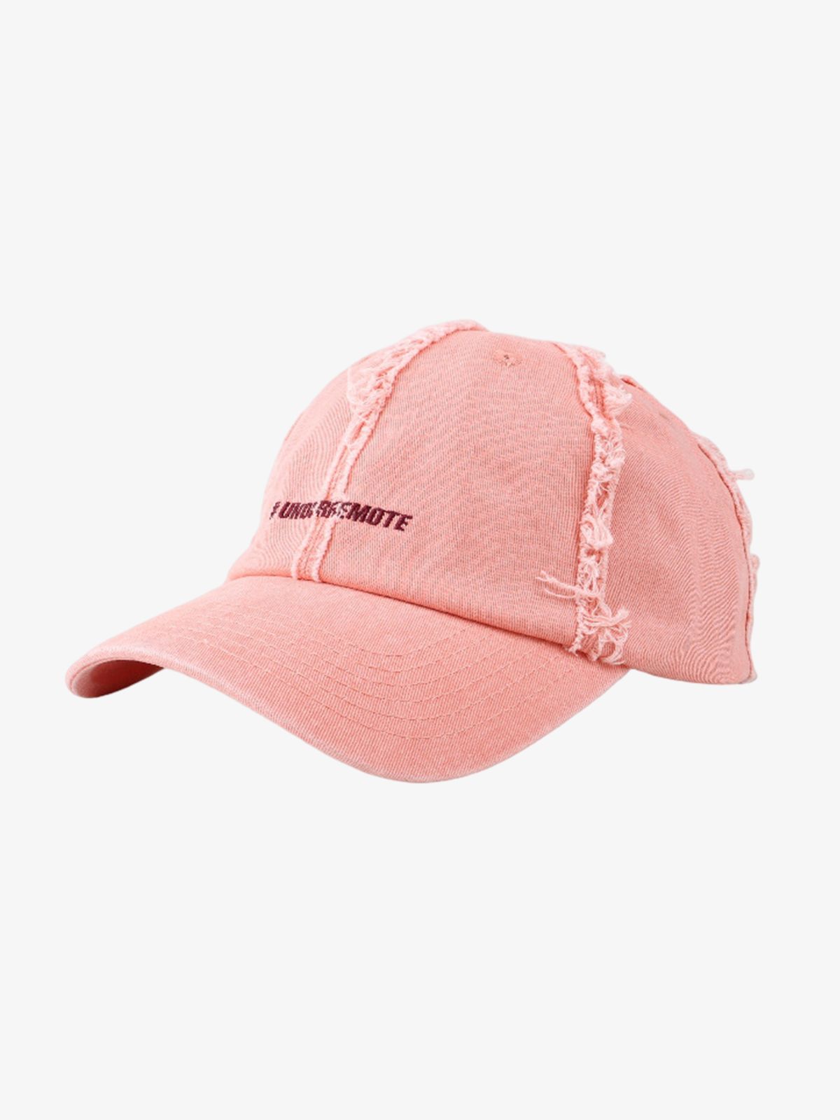 Distressed Denim Baseball Cap 