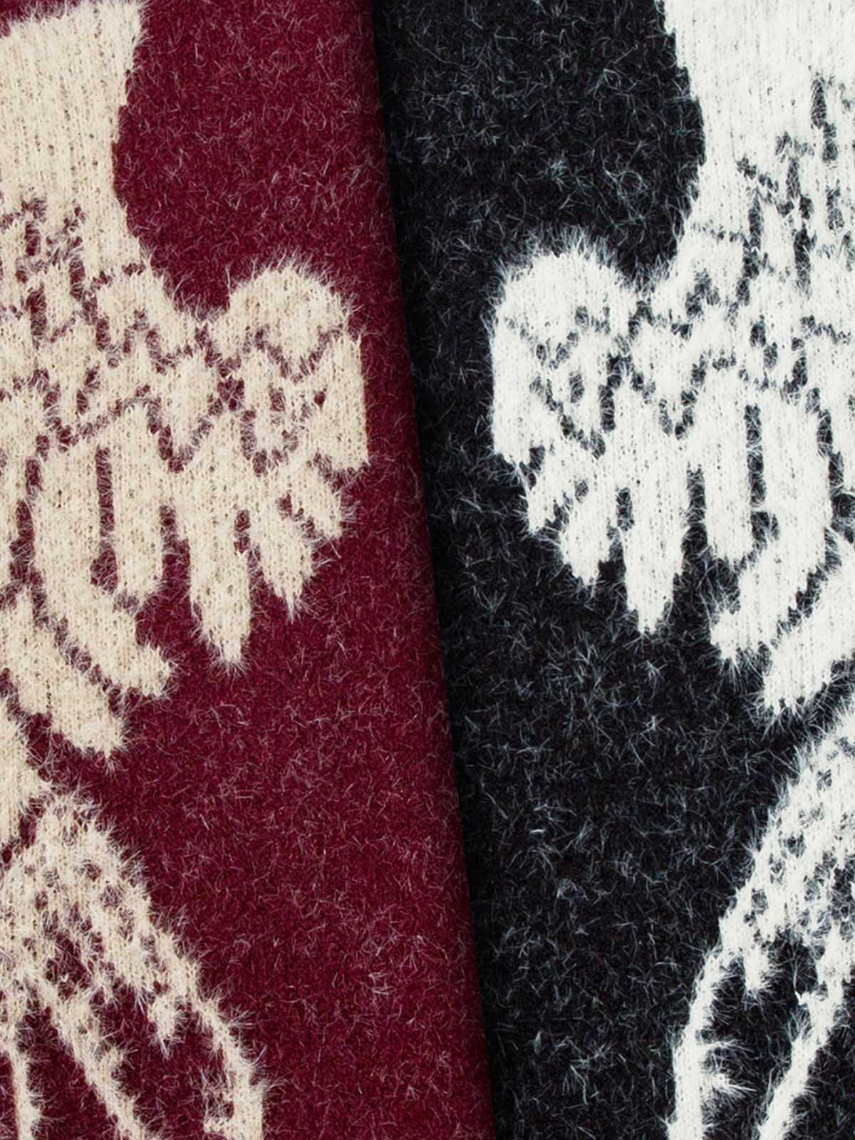 Thesupermade Fuzzy Zipper Hooded Sweater 