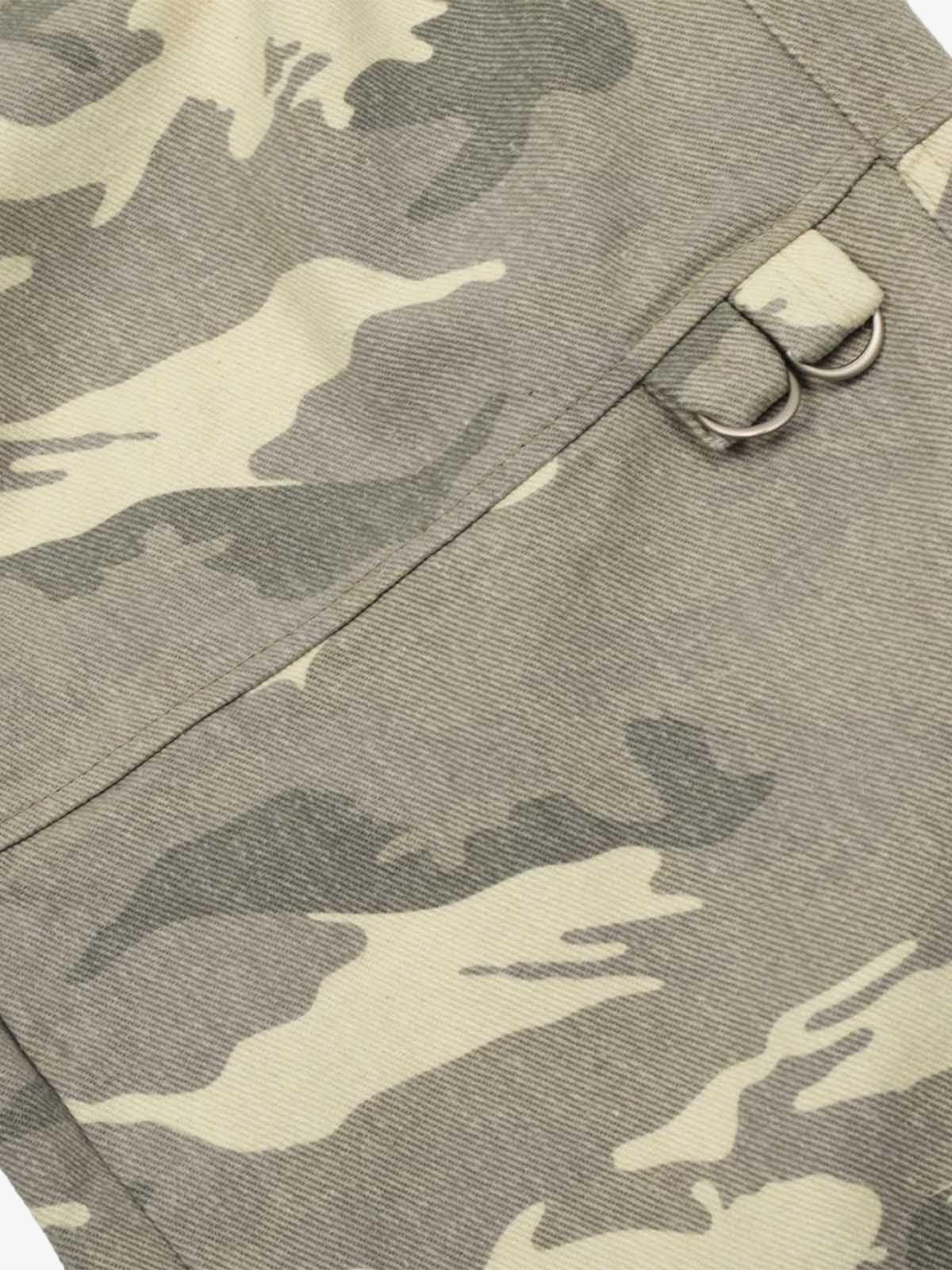 Thesupermade Camouflage Multi Pocket Cargo Pants 