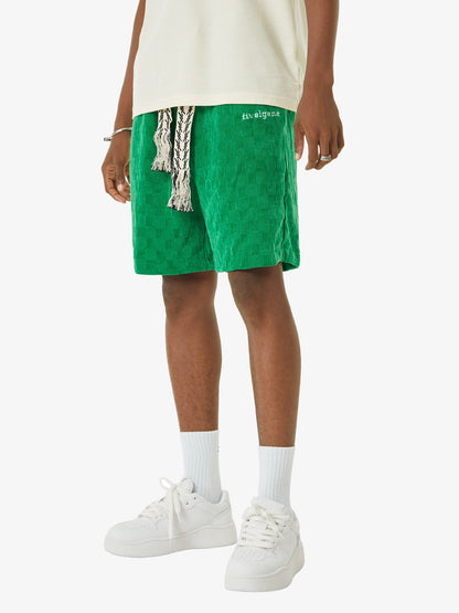 Thesupermade Embroidered Corduroy Shorts -1181 