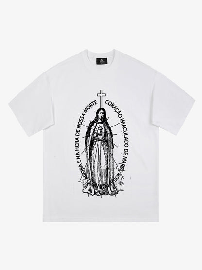 Original Retro Cross Religious Icon T-Shirt 