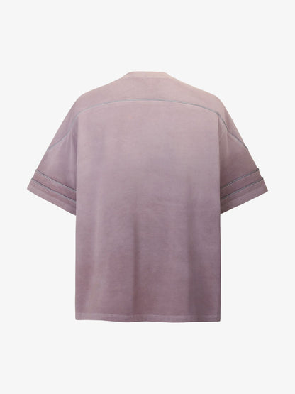 Washed Jersey Welt Stitching T-shirt 