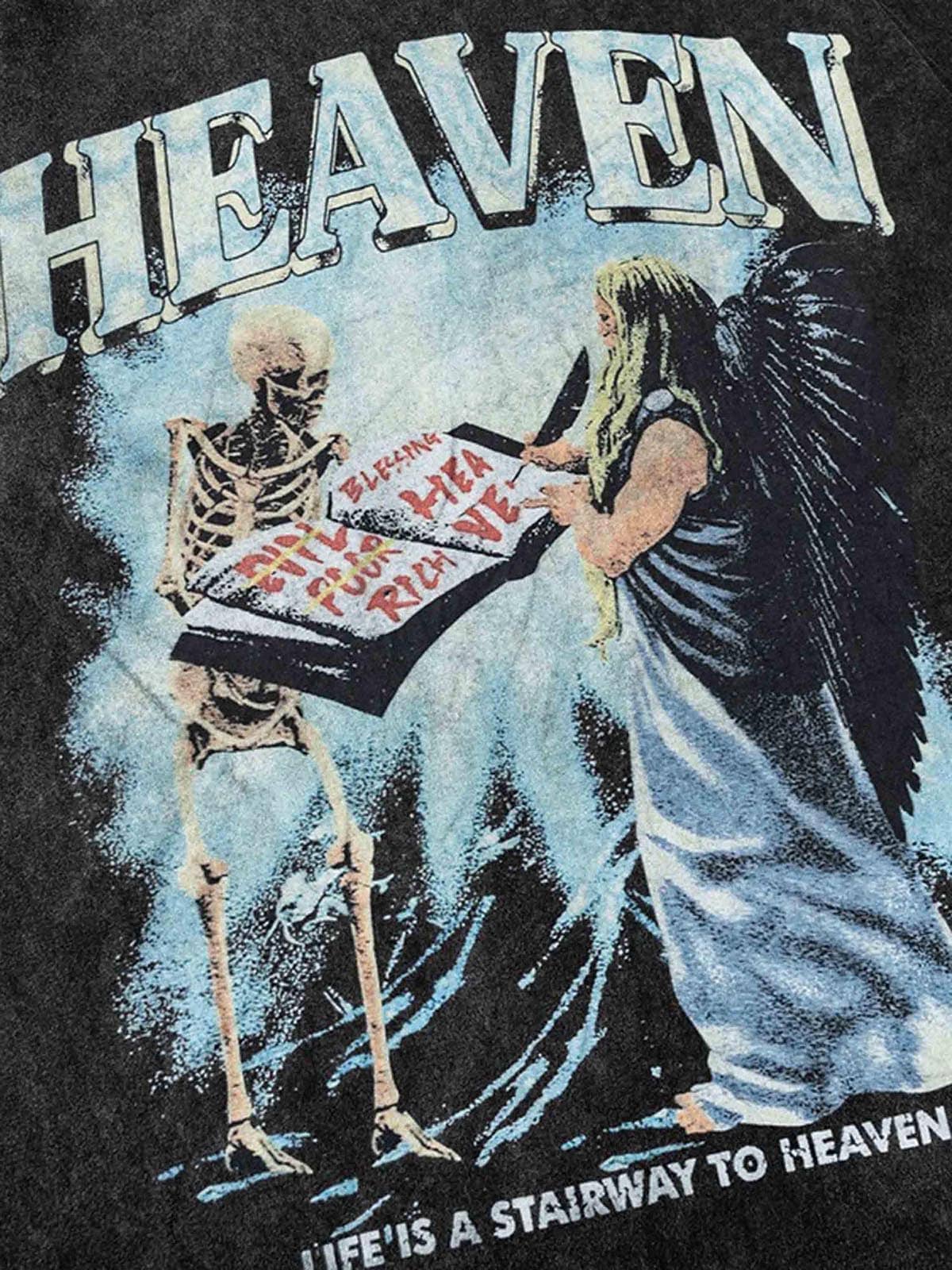 Thesupermade Skull Vintage High Street Casual T-shirt - 1683 