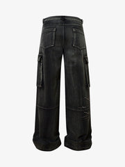 Thesupermade High Street Embroidery Hip-Hop Jeans - 2122 
