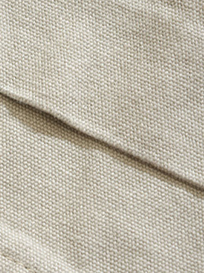 Retro Structured  Design Cargo Shorts 