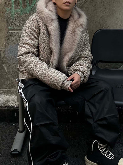 Thesupermade Washed Fur Hooded Jacket - 2265 