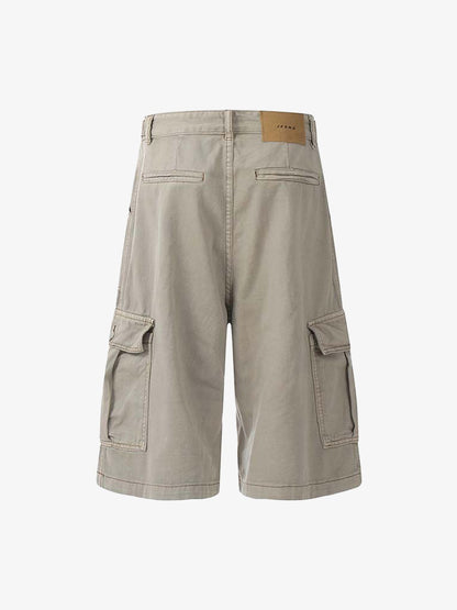 Thesupermade High Street Multi-pocket Workwear Casual Jorts 