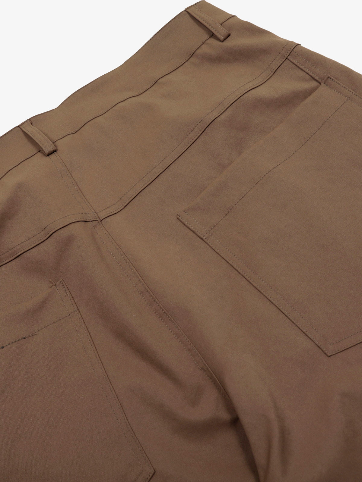 Deconstructed Metal Rivet Barrel Leg Pants 