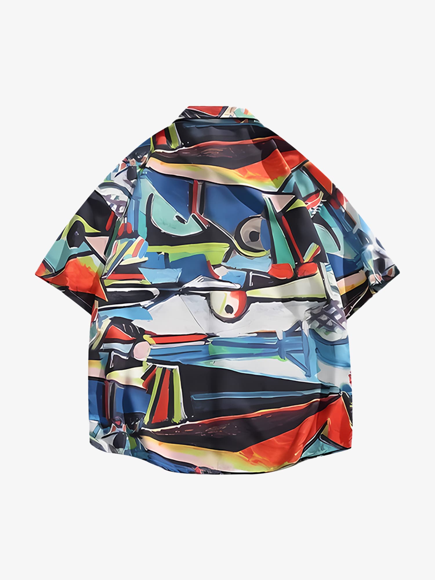 Thesupermade American Retro Fun Print Casual Set 